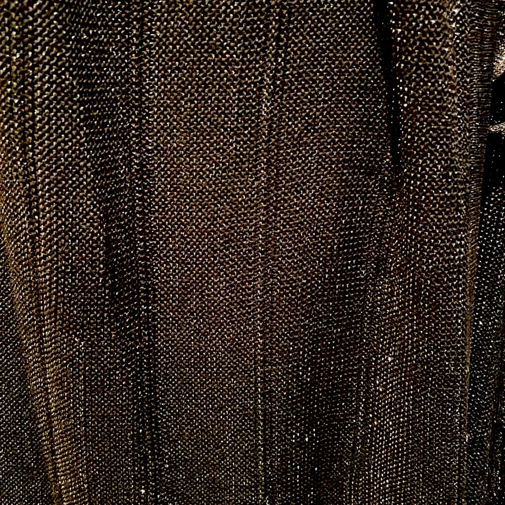 Zara black sparkly knit wrap maxi dress sz M - Picture 2 of 6